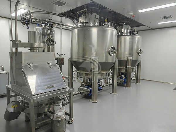 小食品面粉供料系统客户现场