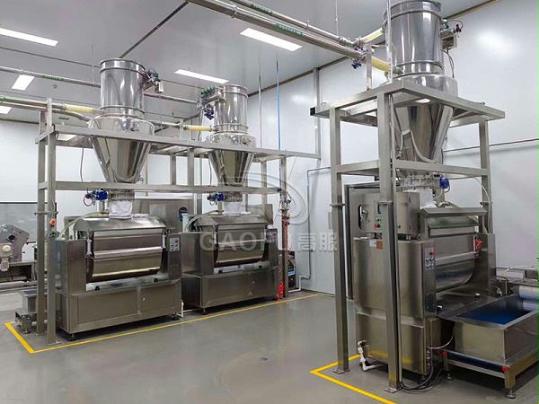 预拌粉、裹粉供料系统客户现场