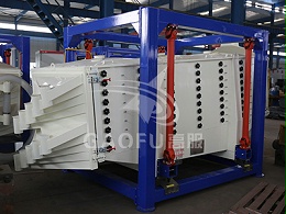 方形摇摆筛实景