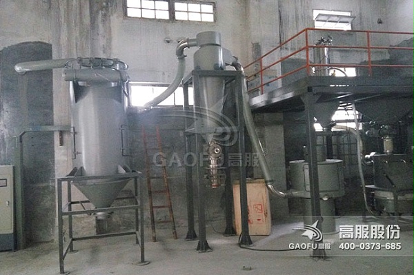 立式气流筛客户现场