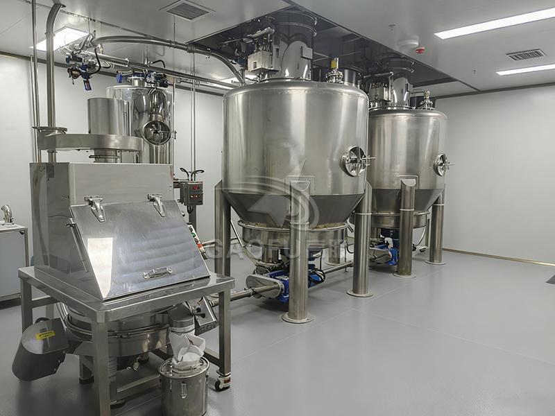 面条供料系统 供料系统客户现场