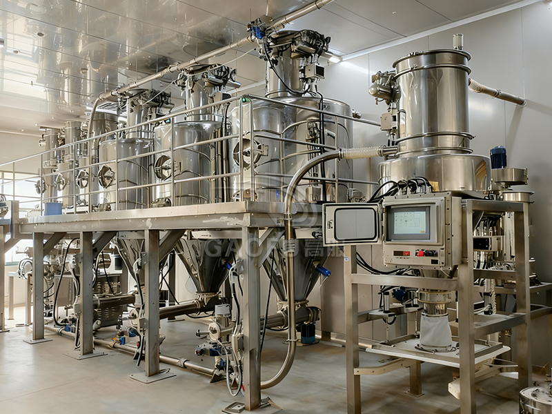 芝麻饼供粉系统客户现场